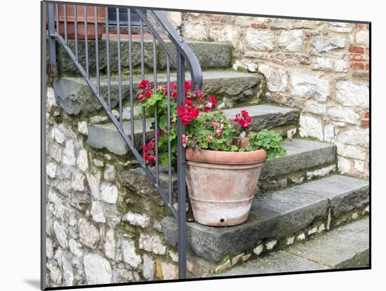 Italy, Tuscany. Hillside Town of Vertine in the Chianti Region-Julie Eggers-Mounted Premium Photographic Print