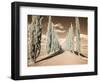 Italy, Tuscany. Infrared image of long row of cypress in Tuscany.-Terry Eggers-Framed Photographic Print