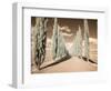 Italy, Tuscany. Infrared image of long row of cypress in Tuscany.-Terry Eggers-Framed Photographic Print