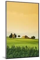 Italy, Tuscany. Landscape with church and villa.-Jaynes Gallery-Mounted Photographic Print