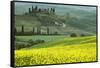 Italy, Tuscany. Landscape with villa.-Jaynes Gallery-Framed Stretched Canvas