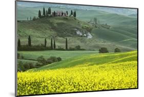 Italy, Tuscany. Landscape with villa.-Jaynes Gallery-Mounted Photographic Print