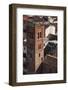Italy, Tuscany, Lucca. The bell tower of the church San Pietro Somaldi, Gothic-style-Julie Eggers-Framed Photographic Print