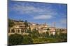 Italy, Tuscany, Montalcino. The hill town of Montalcino as seen from below.-Julie Eggers-Mounted Photographic Print