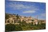 Italy, Tuscany, Montalcino. The hill town of Montalcino as seen from below.-Julie Eggers-Mounted Photographic Print