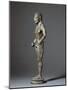 Italy, Tuscany, Monte Falterona, Bronze Statue Depicting Figure Making Offering-null-Mounted Giclee Print