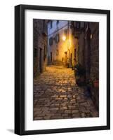 Italy, Tuscany. Montefioralle Near the Town of Greve in Chianti-Julie Eggers-Framed Photographic Print