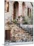 Italy, Tuscany, Monticchiello. House on a Lane in a Medieval Village-Julie Eggers-Mounted Photographic Print