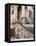 Italy, Tuscany, Monticchiello. House on a Lane in a Medieval Village-Julie Eggers-Framed Stretched Canvas