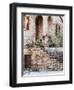 Italy, Tuscany, Monticchiello. House on a Lane in a Medieval Village-Julie Eggers-Framed Photographic Print