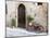 Italy, Tuscany, Pienza. Bicycles Parked Along the Streets of Pienza-Julie Eggers-Mounted Photographic Print