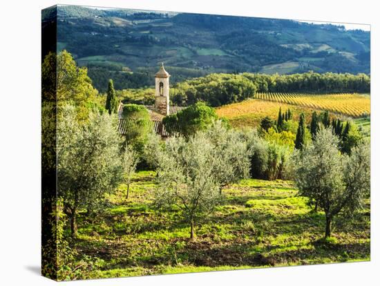 Italy, Tuscany, Pieve di Santa Maria Novella, Radda in Chianti-Terry Eggers-Stretched Canvas