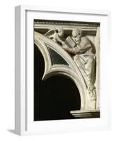 Italy, Tuscany, Pisa, Piazza Dei Miracoli, Cathedral Pulpit with Matthew the Evangelist-Giovanni Pisano-Framed Giclee Print