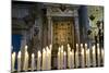 Italy, Tuscany, Pisa, Piazza Dei Miracoli. Inside the Duomo, Electric Candles and Painting-Michele Molinari-Mounted Photographic Print