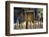 Italy, Tuscany, Pisa, Piazza Dei Miracoli. Inside the Duomo, Electric Candles and Painting-Michele Molinari-Framed Photographic Print