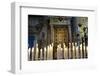 Italy, Tuscany, Pisa, Piazza Dei Miracoli. Inside the Duomo, Electric Candles and Painting-Michele Molinari-Framed Photographic Print