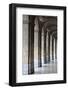 Italy, Tuscany, Pisa. Vertical shot of a hallway in the streets of Pisa.-Julie Eggers-Framed Photographic Print