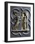 Italy, Tuscany Region, Florence Bronze Door Panel at Baptistery-null-Framed Giclee Print