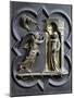 Italy, Tuscany Region, Florence Bronze Door Panel at Baptistery-null-Mounted Giclee Print