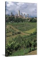 Italy, Tuscany Region, San Gimignano, Medieval Towers-null-Stretched Canvas