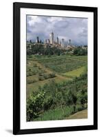 Italy, Tuscany Region, San Gimignano, Medieval Towers-null-Framed Giclee Print