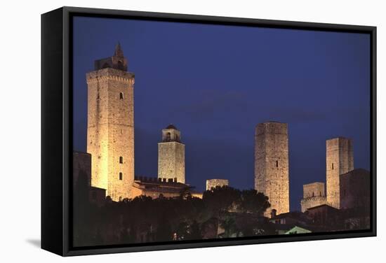 Italy, Tuscany, San Gimignano-null-Framed Stretched Canvas