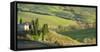 Italy, Tuscany, San Quirico Dorcia. Il Belvedere House-Julie Eggers-Framed Stretched Canvas