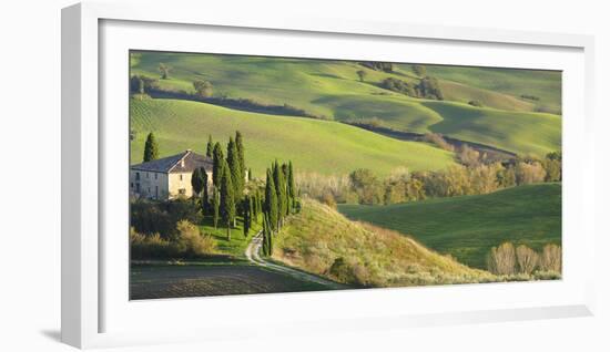 Italy, Tuscany, San Quirico Dorcia. Il Belvedere House-Julie Eggers-Framed Photographic Print