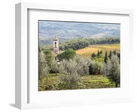 Italy, Tuscany. Santa Maria Novella Monastery Near Radda in Chianti-Julie Eggers-Framed Photographic Print