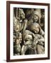 Italy, Tuscany, Siena Cathedral, Pulpit, Panel with Crucifixion, 1265-1269-Nicholaes Maes-Framed Giclee Print