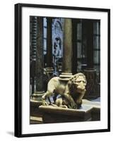 Italy, Tuscany, Siena Catherdal, Pulpit by Nicola Pisano, Detail-null-Framed Giclee Print