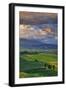 Italy, Tuscany, Siena District, Orcia Valley, Country Road Near Pienza.-Francesco Iacobelli-Framed Photographic Print