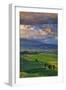 Italy, Tuscany, Siena District, Orcia Valley, Country Road Near Pienza.-Francesco Iacobelli-Framed Photographic Print