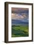 Italy, Tuscany, Siena District, Orcia Valley, Country Road Near Pienza.-Francesco Iacobelli-Framed Photographic Print