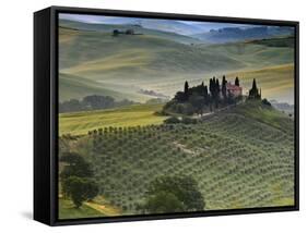 Italy, Tuscany, Siena District, Orcia Valley, Podere Belvedere Near San Quirico D'Orcia-Francesco Iacobelli-Framed Stretched Canvas