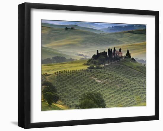 Italy, Tuscany, Siena District, Orcia Valley, Podere Belvedere Near San Quirico D'Orcia-Francesco Iacobelli-Framed Photographic Print