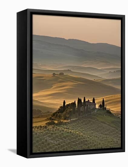 Italy, Tuscany, Siena District, Orcia Valley, Podere Belvedere Near San Quirico D'Orcia-Francesco Iacobelli-Framed Stretched Canvas