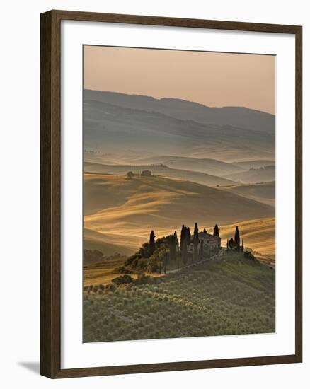 Italy, Tuscany, Siena District, Orcia Valley, Podere Belvedere Near San Quirico D'Orcia-Francesco Iacobelli-Framed Photographic Print