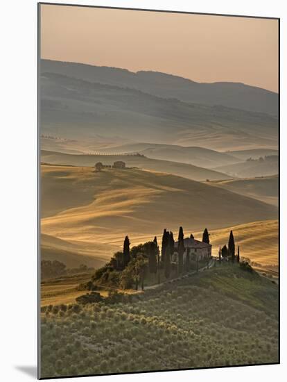 Italy, Tuscany, Siena District, Orcia Valley, Podere Belvedere Near San Quirico D'Orcia-Francesco Iacobelli-Mounted Photographic Print