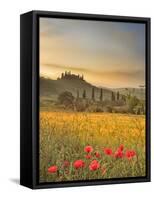 Italy, Tuscany, Siena District, Orcia Valley, Podere Belvedere Near San Quirico D'Orcia-Francesco Iacobelli-Framed Stretched Canvas