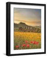 Italy, Tuscany, Siena District, Orcia Valley, Podere Belvedere Near San Quirico D'Orcia-Francesco Iacobelli-Framed Photographic Print