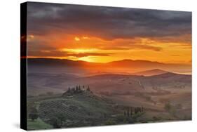 Italy, Tuscany, Siena District, Orcia Valley, Podere Belvedere Near San Quirico D'Orcia.-Francesco Iacobelli-Stretched Canvas