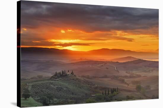 Italy, Tuscany, Siena District, Orcia Valley, Podere Belvedere Near San Quirico D'Orcia.-Francesco Iacobelli-Stretched Canvas