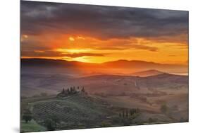 Italy, Tuscany, Siena District, Orcia Valley, Podere Belvedere Near San Quirico D'Orcia.-Francesco Iacobelli-Mounted Photographic Print