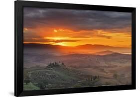 Italy, Tuscany, Siena District, Orcia Valley, Podere Belvedere Near San Quirico D'Orcia.-Francesco Iacobelli-Framed Photographic Print