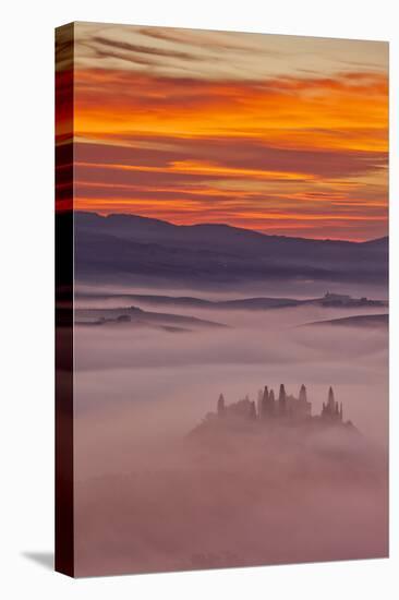 Italy, Tuscany, Siena District, Orcia Valley, Podere Belvedere Near San Quirico D'Orcia.-Francesco Iacobelli-Stretched Canvas