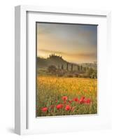 Italy, Tuscany, Siena District, Orcia Valley, Podere Belvedere Near San Quirico D'Orcia-Francesco Iacobelli-Framed Photographic Print