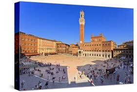 Italy, Tuscany, Siena District, Siena. Piazza Del Campo. the Square.-Francesco Iacobelli-Stretched Canvas