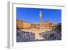 Italy, Tuscany, Siena District, Siena. Piazza Del Campo. the Square.-Francesco Iacobelli-Framed Photographic Print