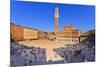 Italy, Tuscany, Siena District, Siena. Piazza Del Campo. the Square.-Francesco Iacobelli-Mounted Photographic Print